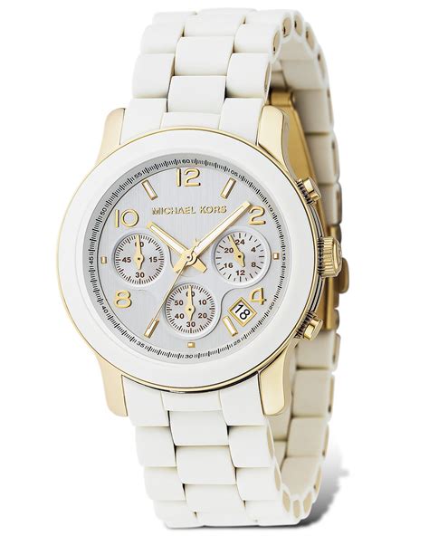 michael kors white watches